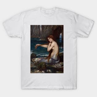 A Mermaid by John William Waterhouse T-Shirt